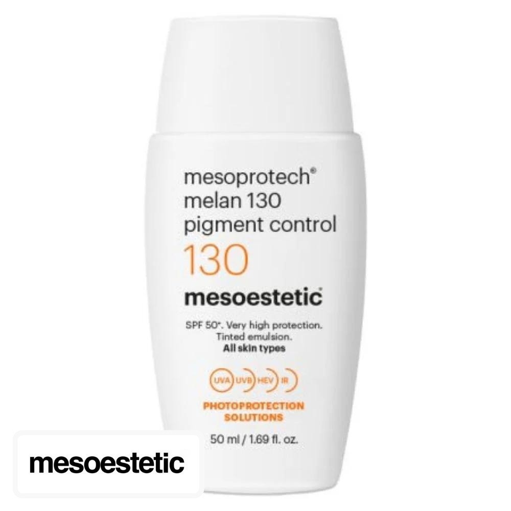 Mesoestetic Mesoprotech Melan 130 Pigment Control Ecran Solaire Anti-Taches Teinté Spf50 – 50ml