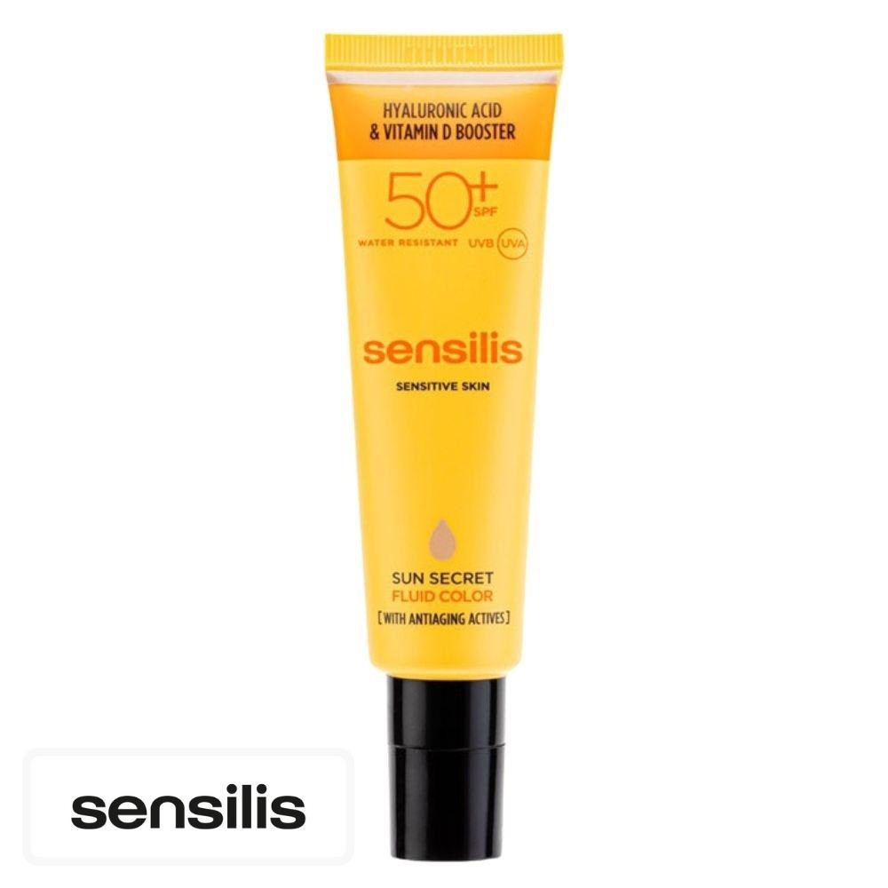 Sensilis Ecran Solaire Teinté en Fluide HA Anti-Âge Spf50 – 50ml