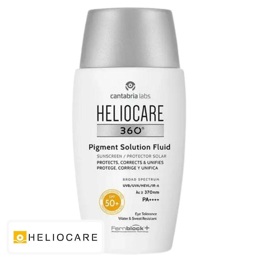 Heliocare 360° Pigment Solution Ecran Solaire en Fluide Anti-Taches Spf50 – 50ml