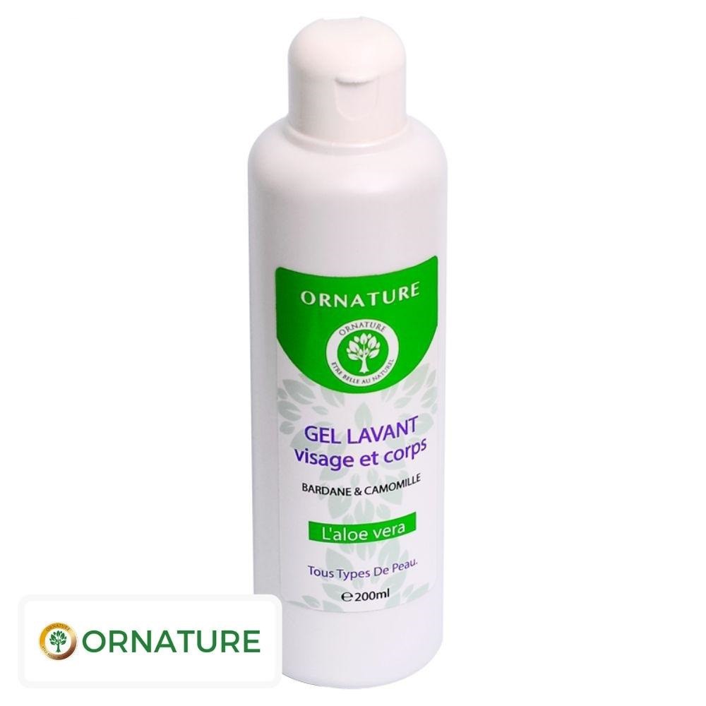 Ornature Gel Lavant Aloe Vera Bardane & Camomille – 200ml