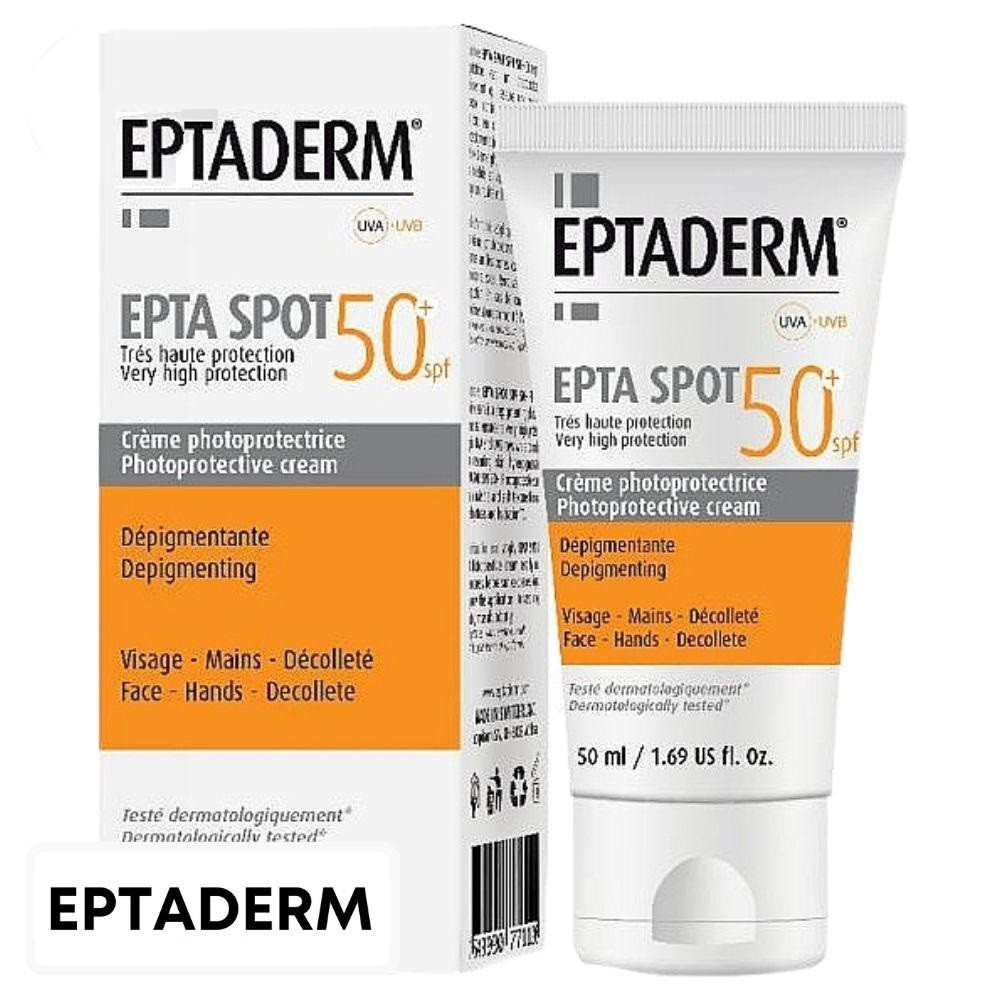 Eptaderm Epta Spot Ecran Solaire en Crème Dépigmentante Spf50 – 50ml