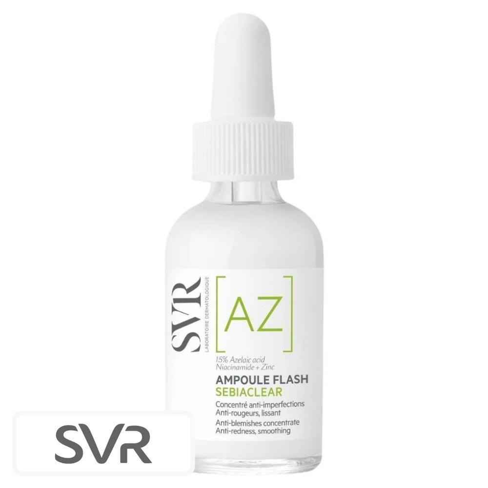 SVR Sebiaclear [AZ] Ampoule Flash Concentré Anti-Imperfections Anti-Rougeurs Lissant – 30ml