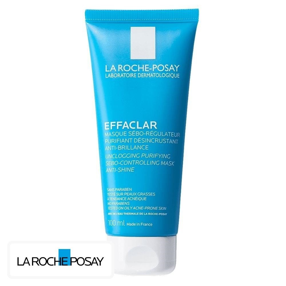 La Roche-Posay Effaclar Masque Sébo-Régulateur Purifiant Désincrustant – 100ml