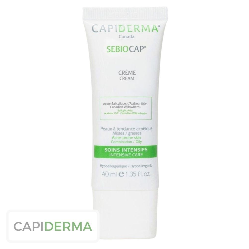 Capiderma Sebiocap Crème Visage Soins Intensifs – 40ml