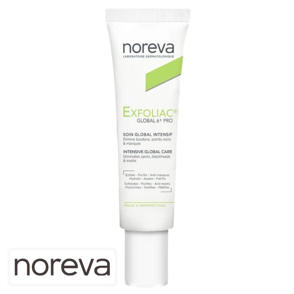 Noreva Exfoliac Global 6+ Pro Soin Global Intensif Boutons & Points Noirs – 30ml