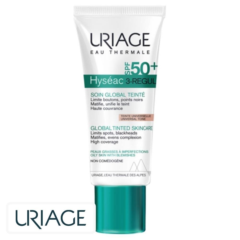 Uriage Hyséac 3-Regul Soin Global Teinté Anti-Imperfections Spf50 – 40ml