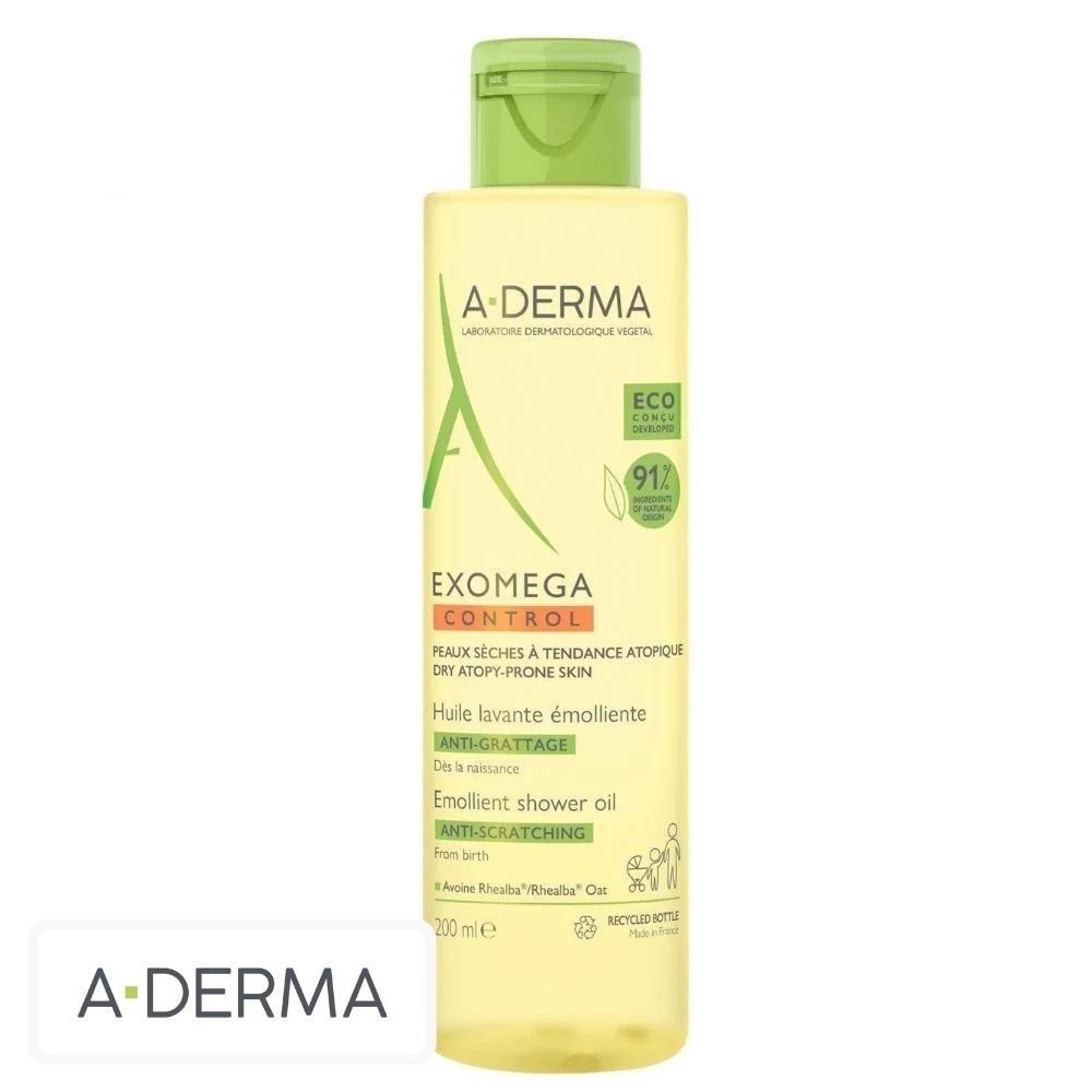 A-Derma Exomega Control Huile Lavante Émolliente Anti-Grattage – 200ml