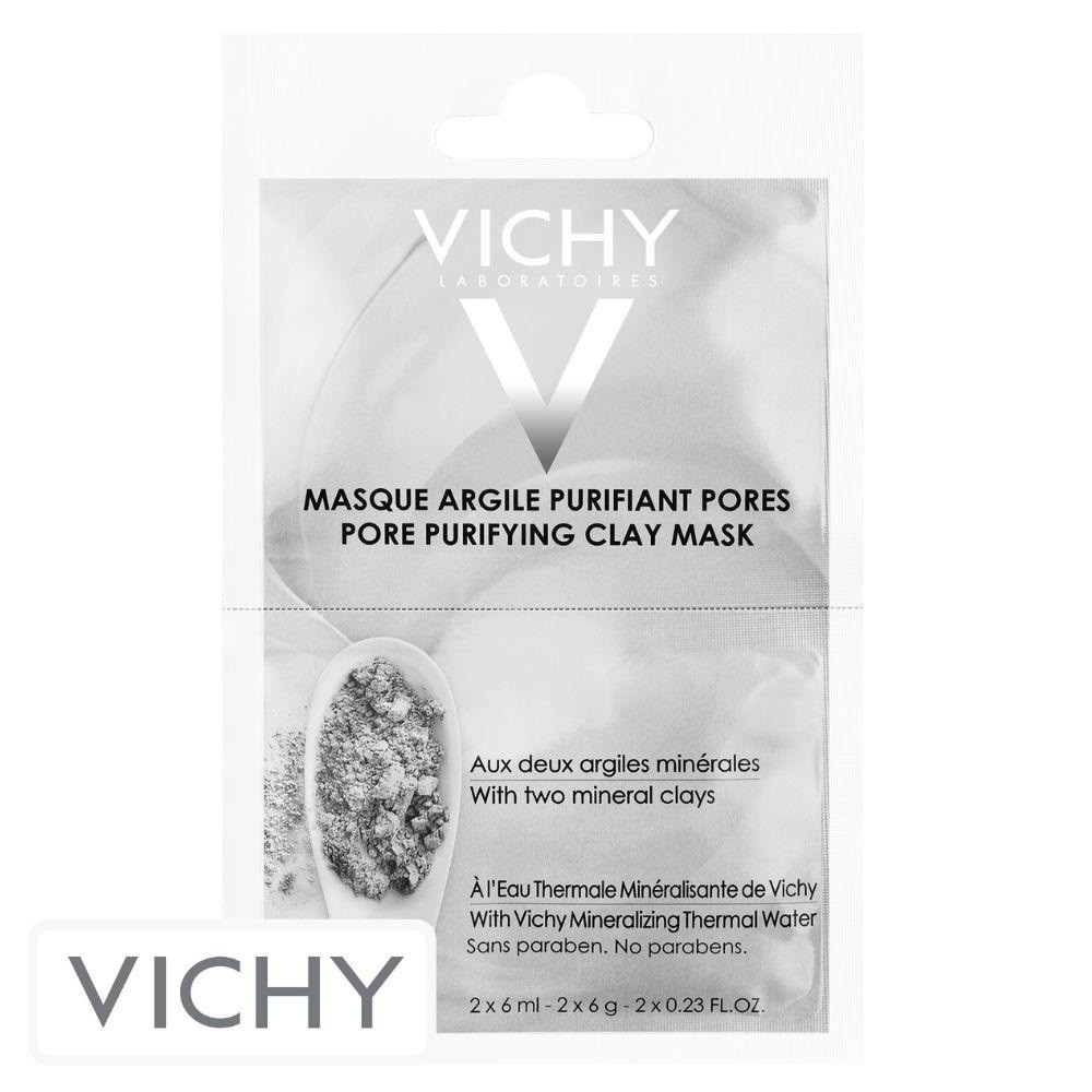 Vichy Masque Argile Purifiant Pores Gris – 2x6ml