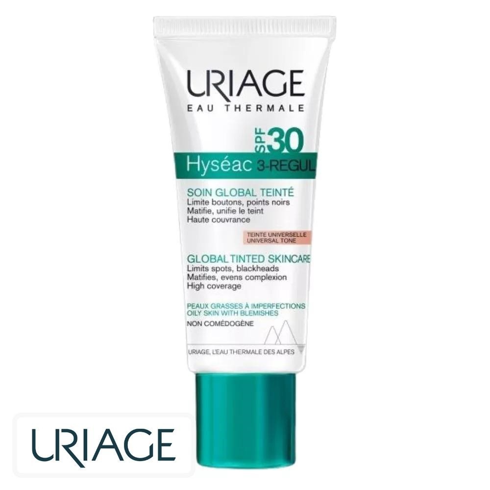 Uriage Hyséac 3-Regul Soin Global Teinté Anti-Imperfections Spf30 – 40ml