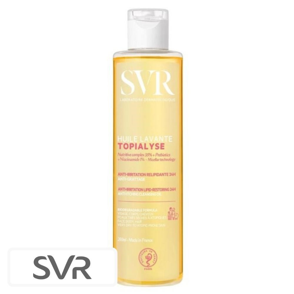 SVR Topialyse Huile Lavante Anti-Irritations Relipidante 24h Anti-Grattage – 200ml