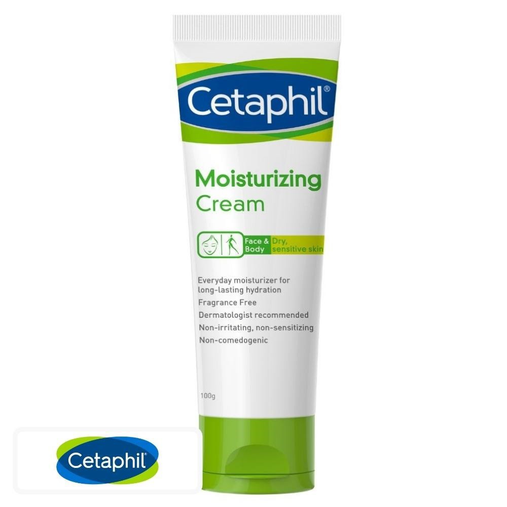 Cetaphil Crème Hydratante Peaux Sèches & Sensibles – 100g