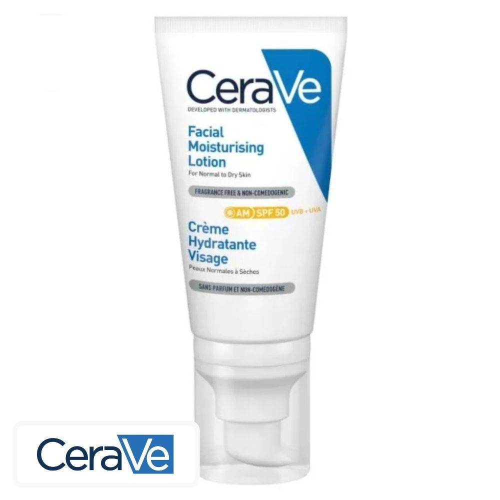 CeraVe Crème Hydratante Visage Spf50 – 52ml