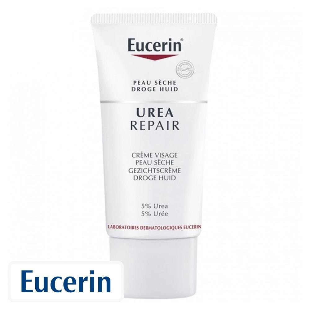 Eucerin UreaRepair Crème Visage Hydratante Apaisante 5% d’Urée – 50ml