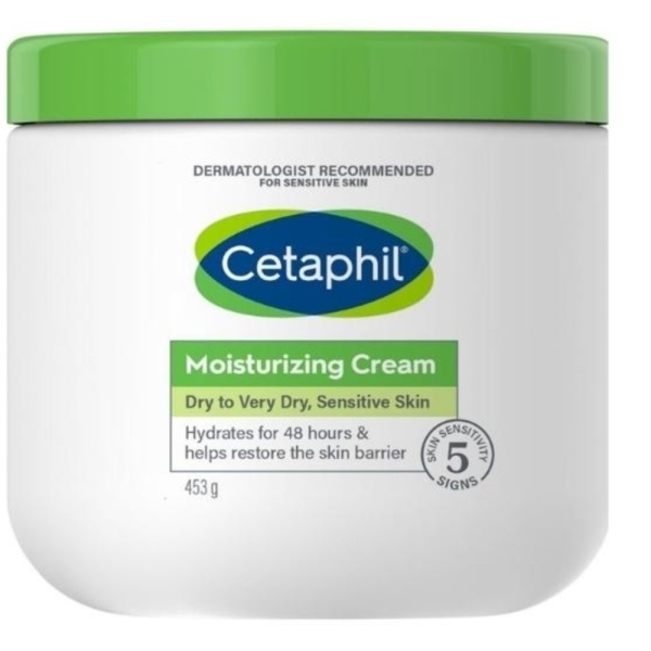 Cetaphil Crème Hydratante Peaux Sèches & Sensibles – 453g