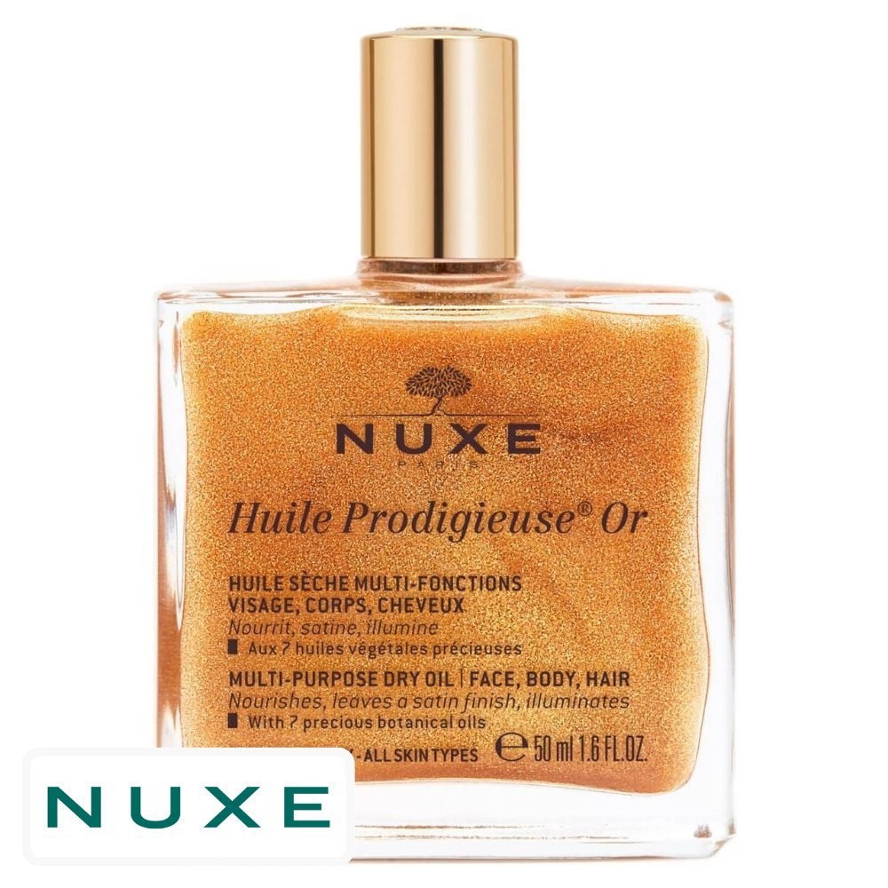 Nuxe Huile Prodigieuse Or Sèche Nourrit Satine & Illumine – 50ml