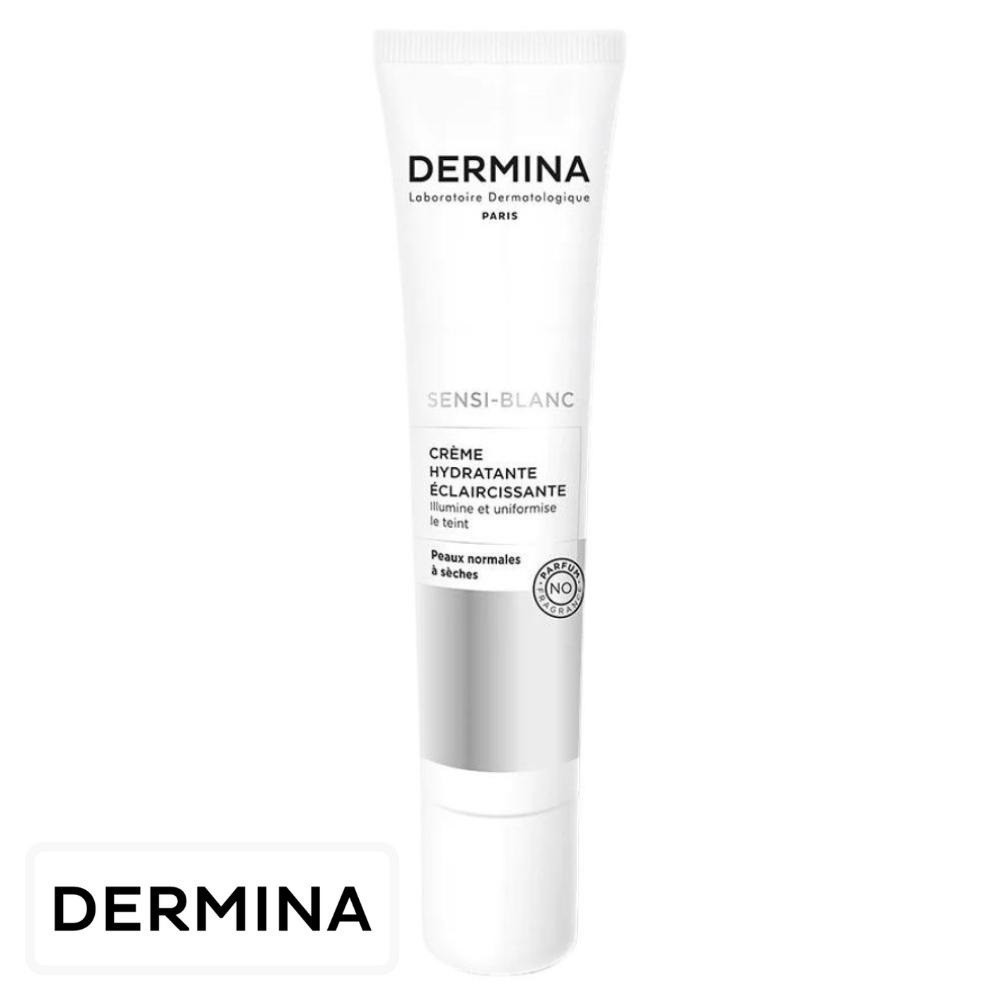 Dermina Sensi-Blanc Crème Hydratante Éclaircissante – 40ml