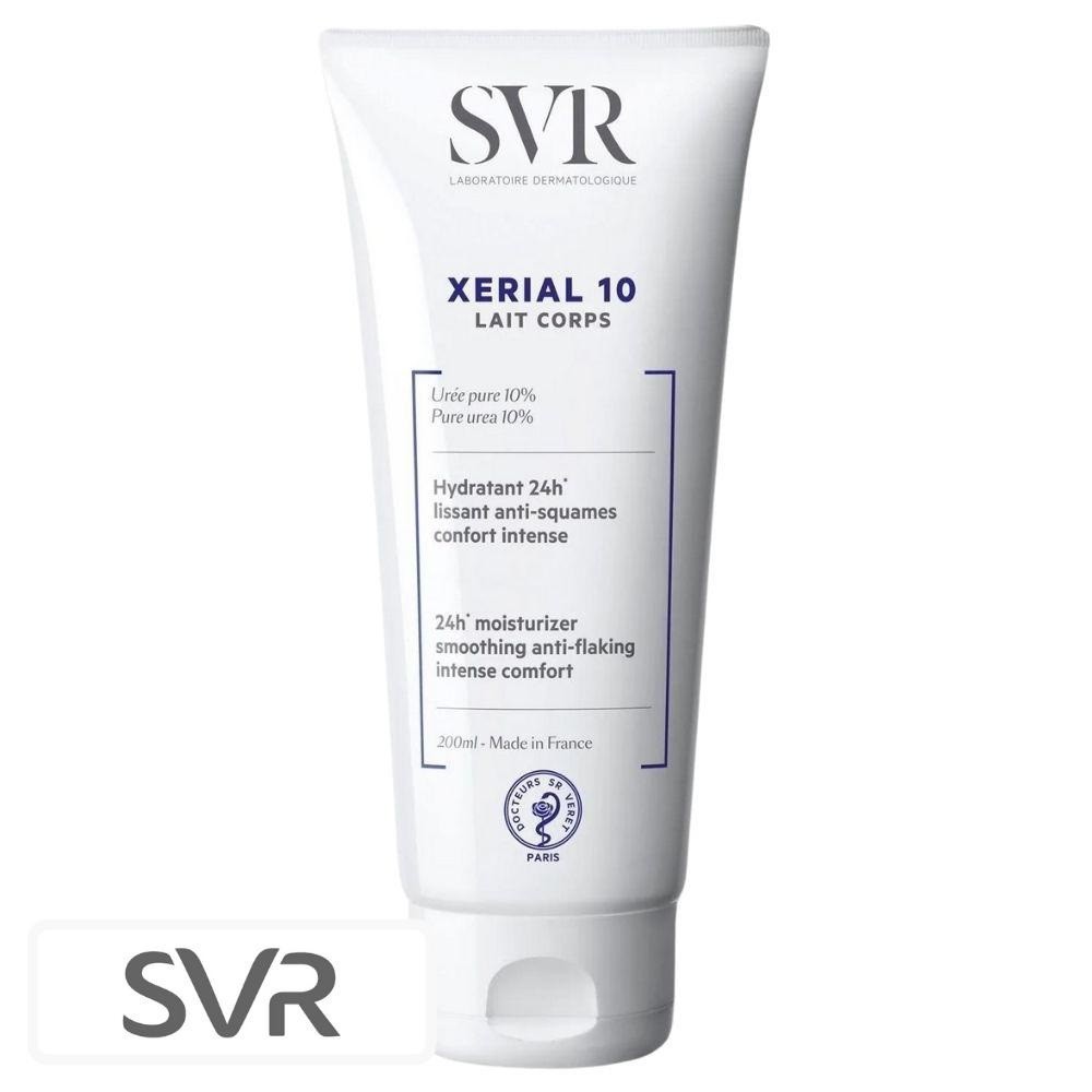 SVR Xerial 10 Lait Corps Hydratant 24h Lissant Anti-Squames – 200ml