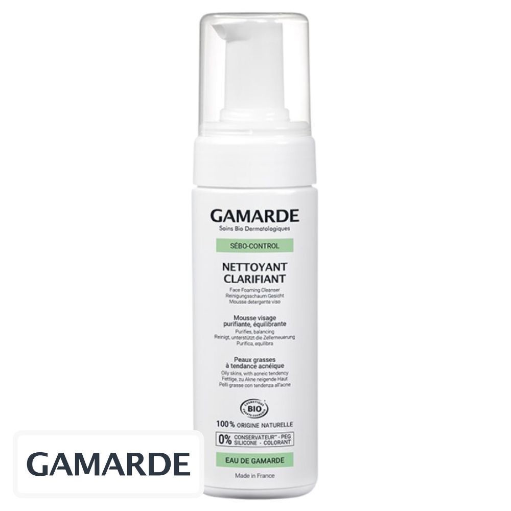 Gamarde Sébo-Control Mousse Nettoyante Clarifiante Purifiante – 160ml