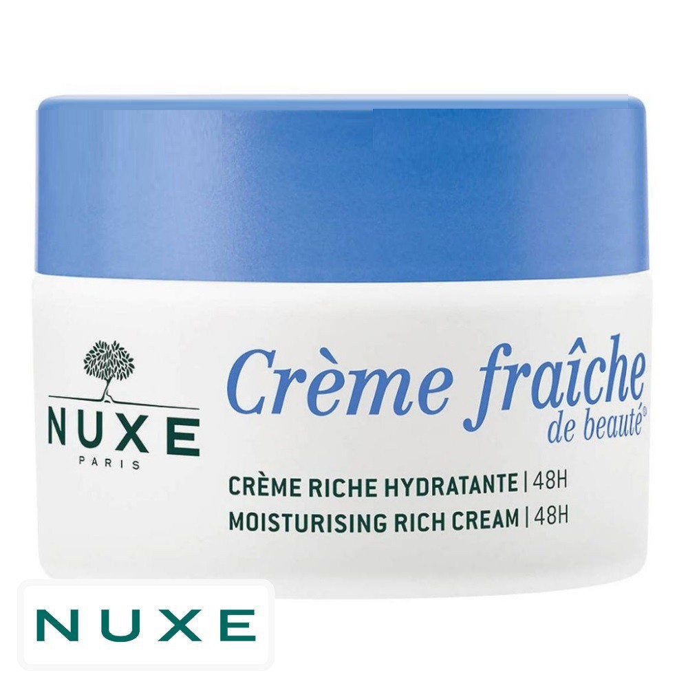 Nuxe Crème Fraîche de Beauté Crème Riche Hydratante 48h – 50ml