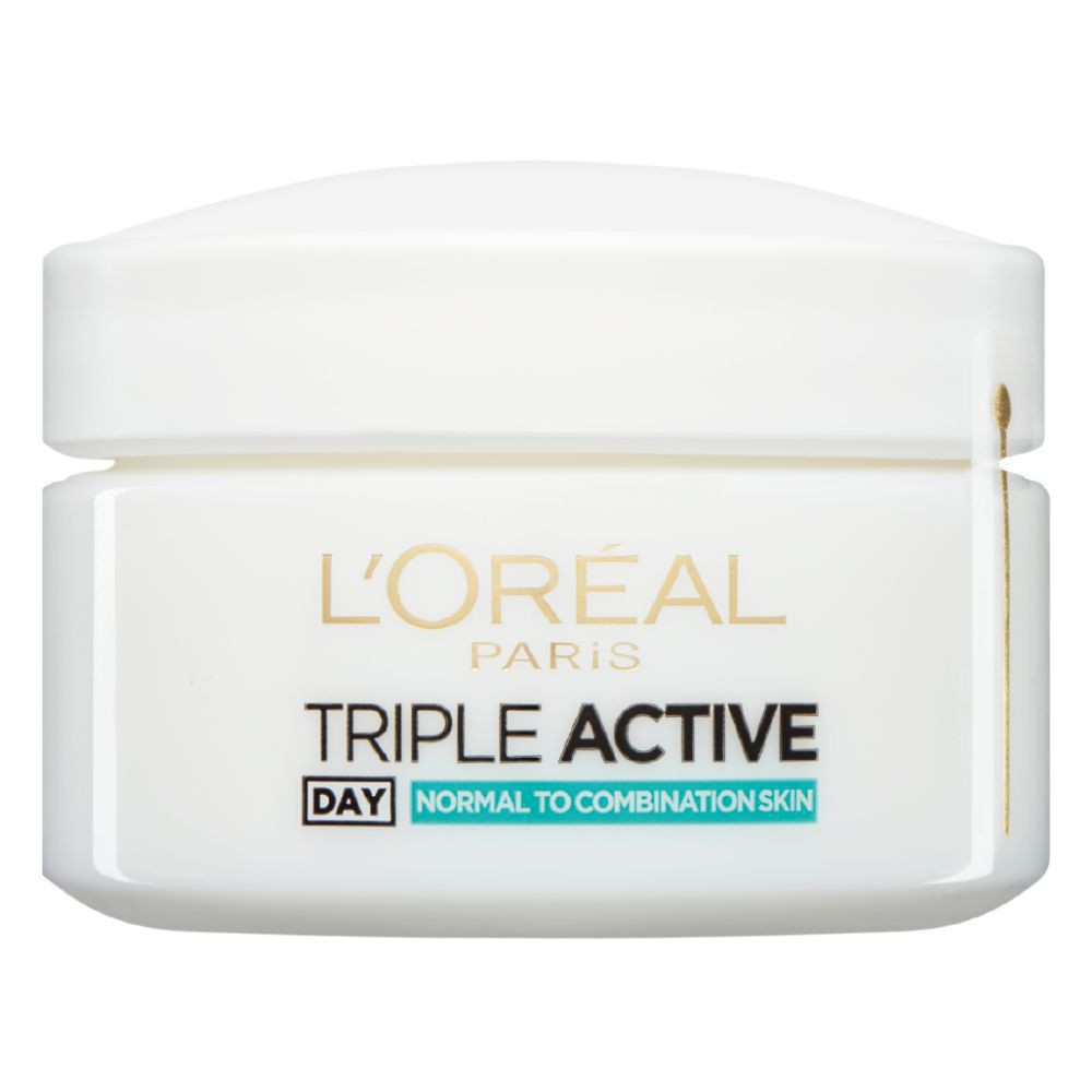 L’Oréal Triple Active Soin Hydratant Jour Protecteur Illuminateur 24h Peaux Normales à Mixtes – 50ml