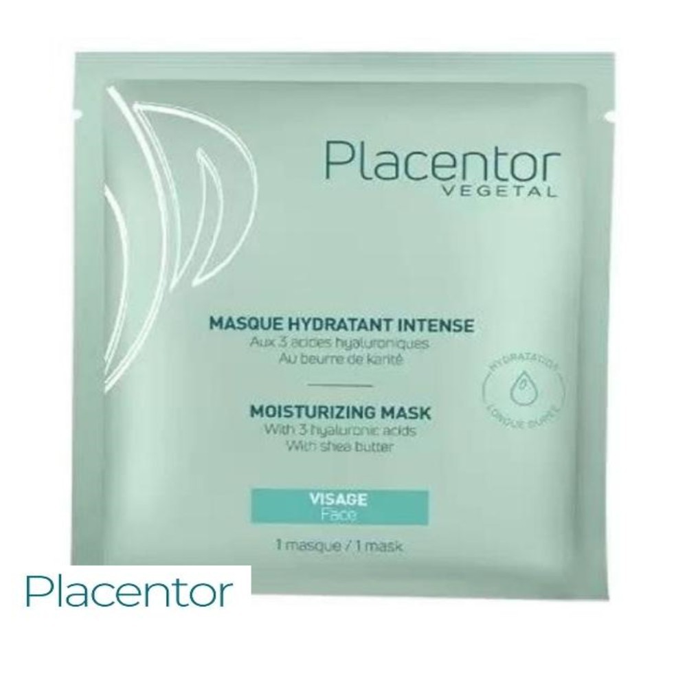 Placentor Masque Hydratant Intense aux 3 Acides Hyaluroniques