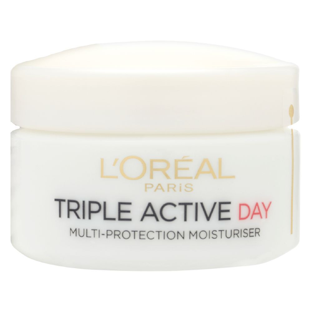 L’Oréal Triple Active Soin Hydratant Jour Protecteur Apaisant 24h Peaux Sèches & Sensibles – 50ml