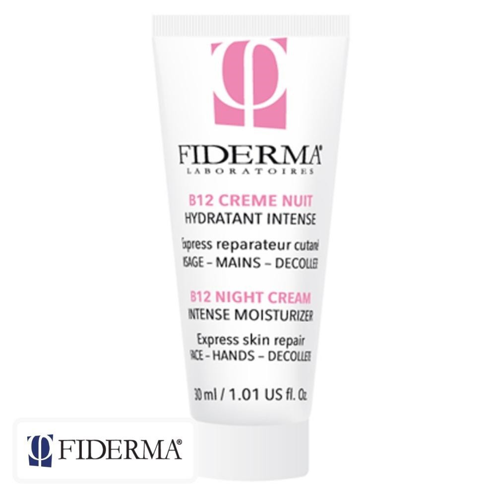 Fiderma B12 Crème Hydratante Intense de Nuit – 30ml