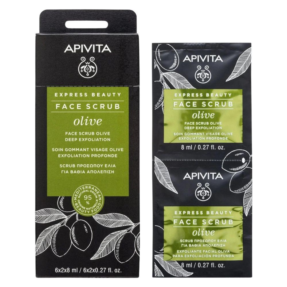 Apivita Express Beauty Masque Exfoliant Profond Olive – 6x2x8ml