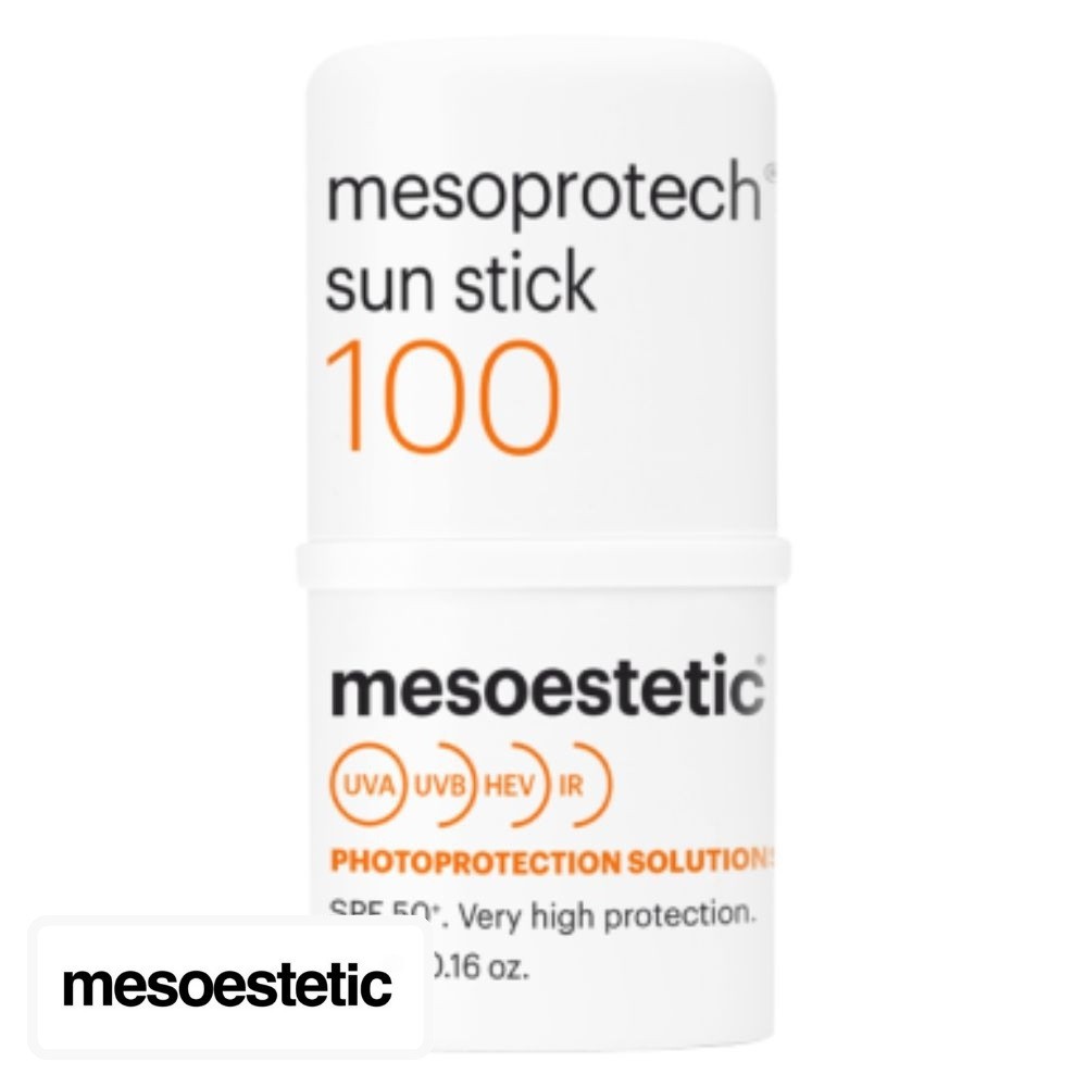 Mesoestetic Mesoprotech Sun Protective 100 Ecran Solaire en Stick Réparateur Spf50 – 4.5g