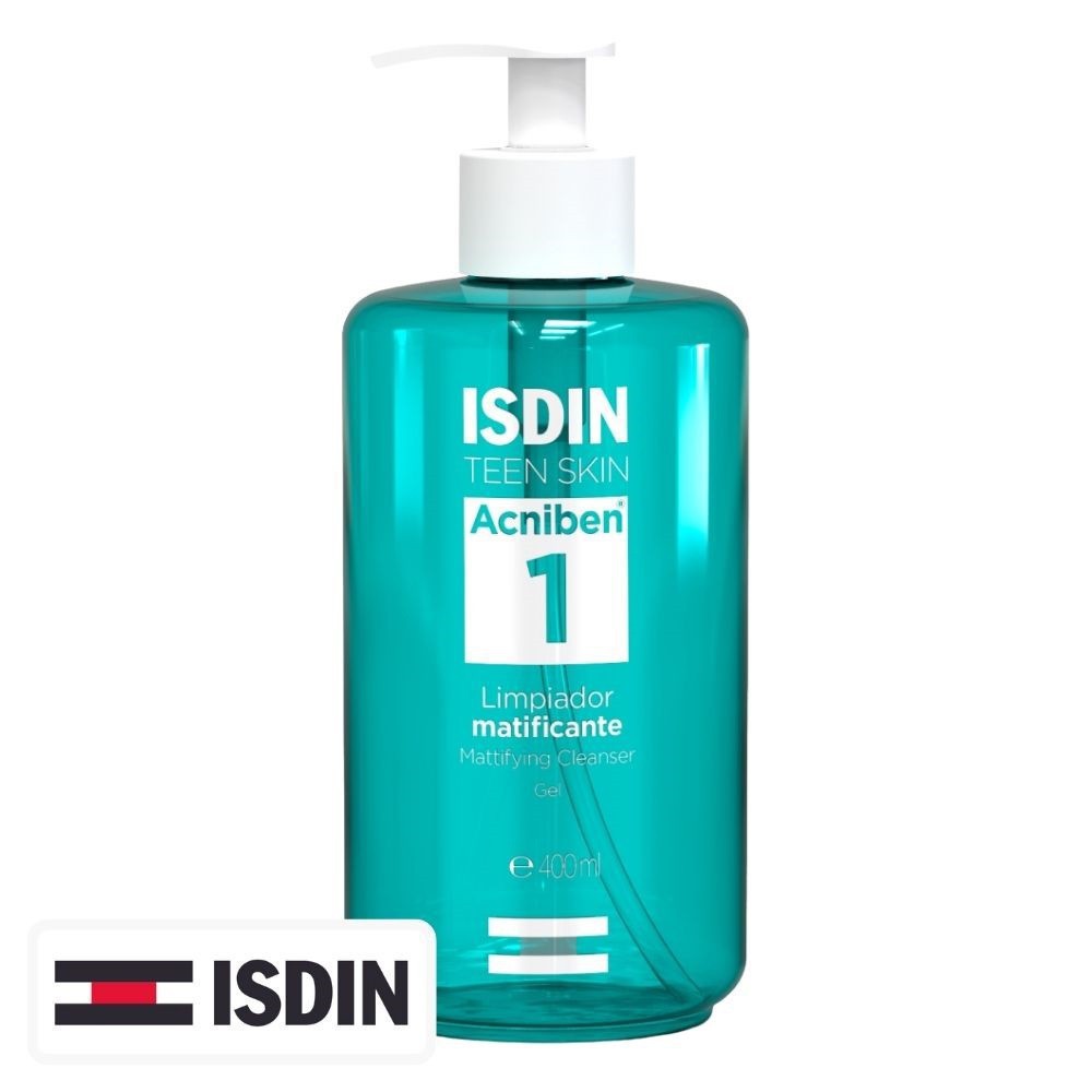 Isdin Acniben 1 Gel Nettoyant Matifiant – 400ml