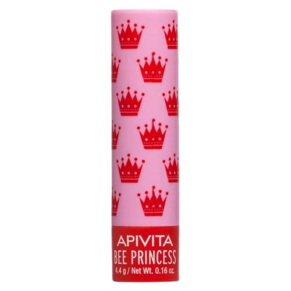 Apivita Lip Care Stick Protecteur Hydratant Lèvres Bee Princess Abricot, Miel & Bisabobol – 4.4g