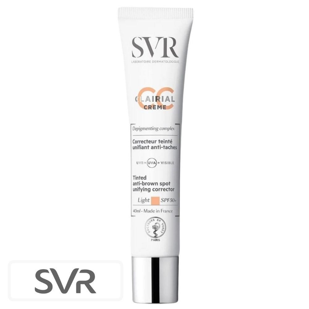 SVR Clairial CC Light Spf50 Crème Correctrice Teintée Unifiante Anti-Taches – 40ml