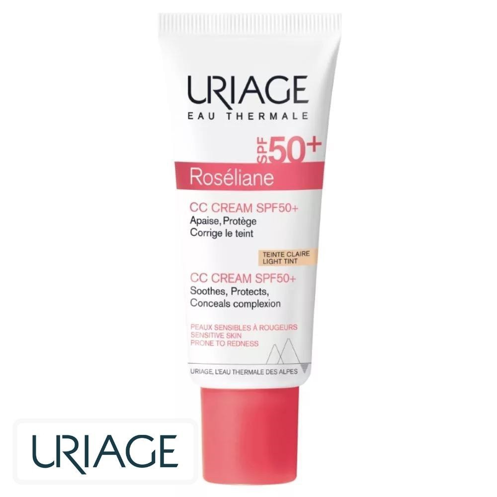 Uriage Roséliane CC Crème Apaisante Teintée Claire Spf50 – 40ml