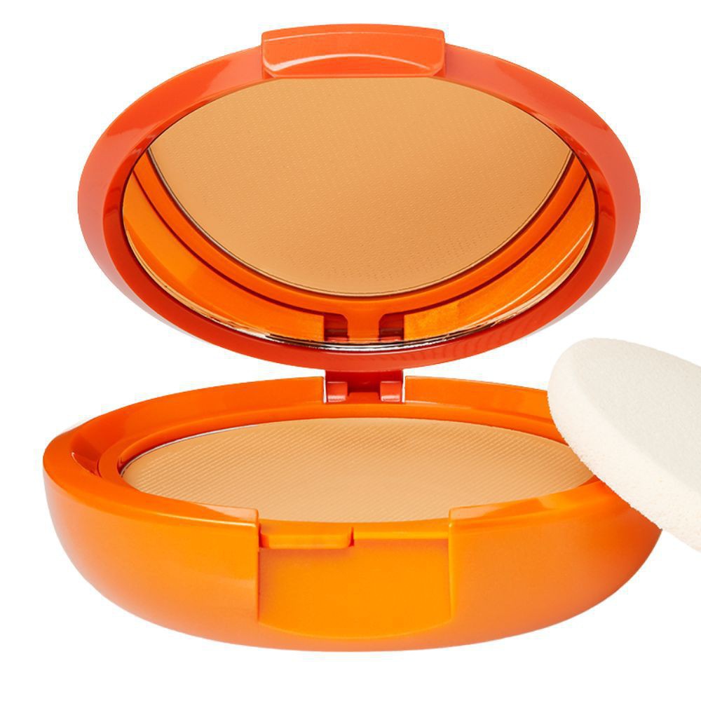 Rilastil Sun System Correcteur de Teint Compact Ecran Solaire Teinté Doré Spf50 – 10g