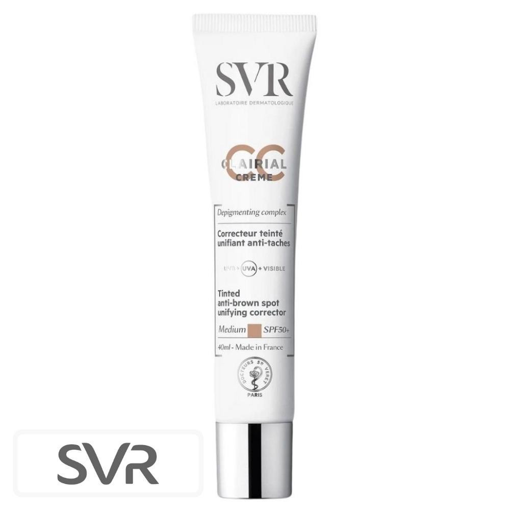 SVR Clairial CC Medium Spf50 Crème Correctrice Teintée Unifiante Anti-Taches – 40ml