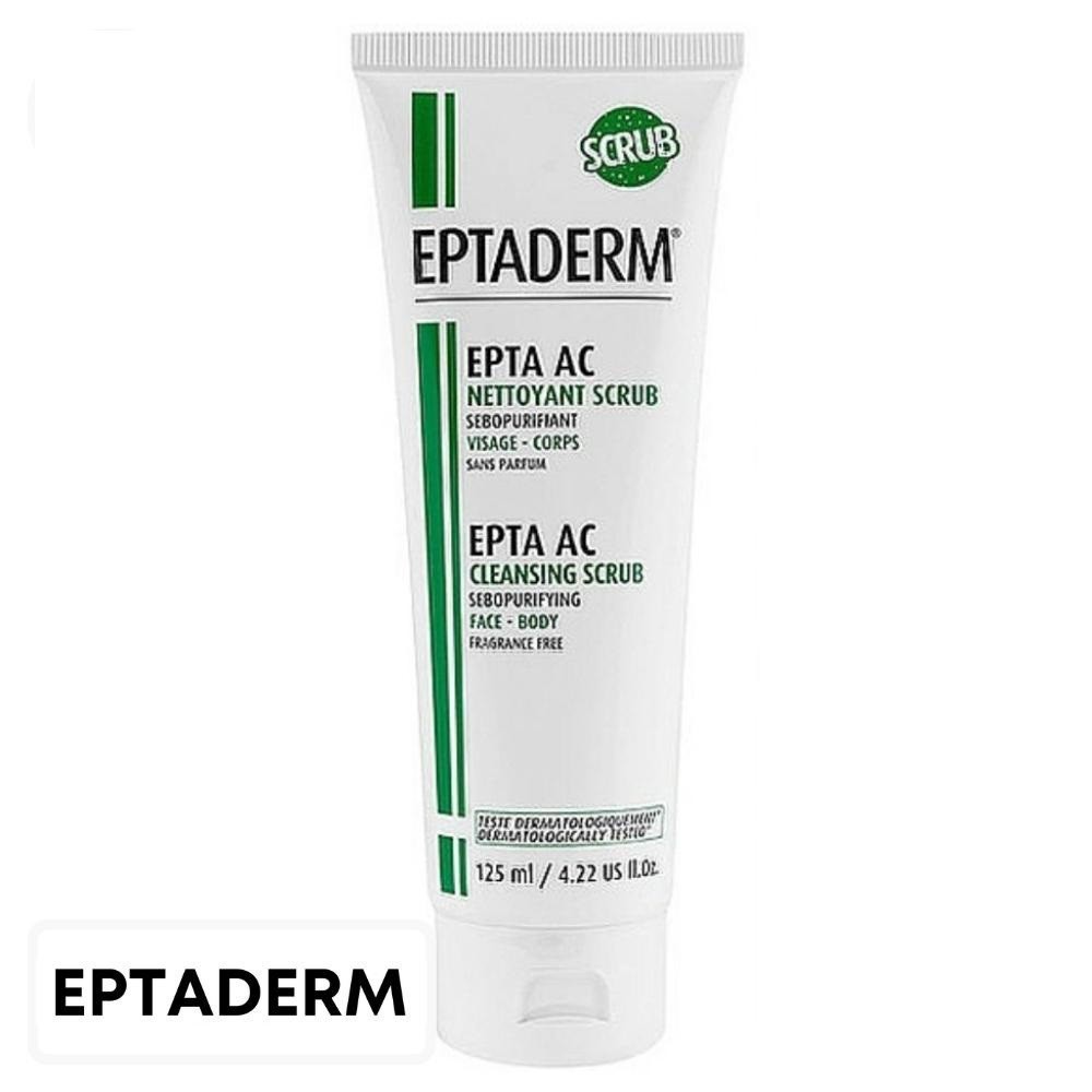 Eptaderm Epta AC Nettoyant Scrub Sébo-Purifiant – 150ml