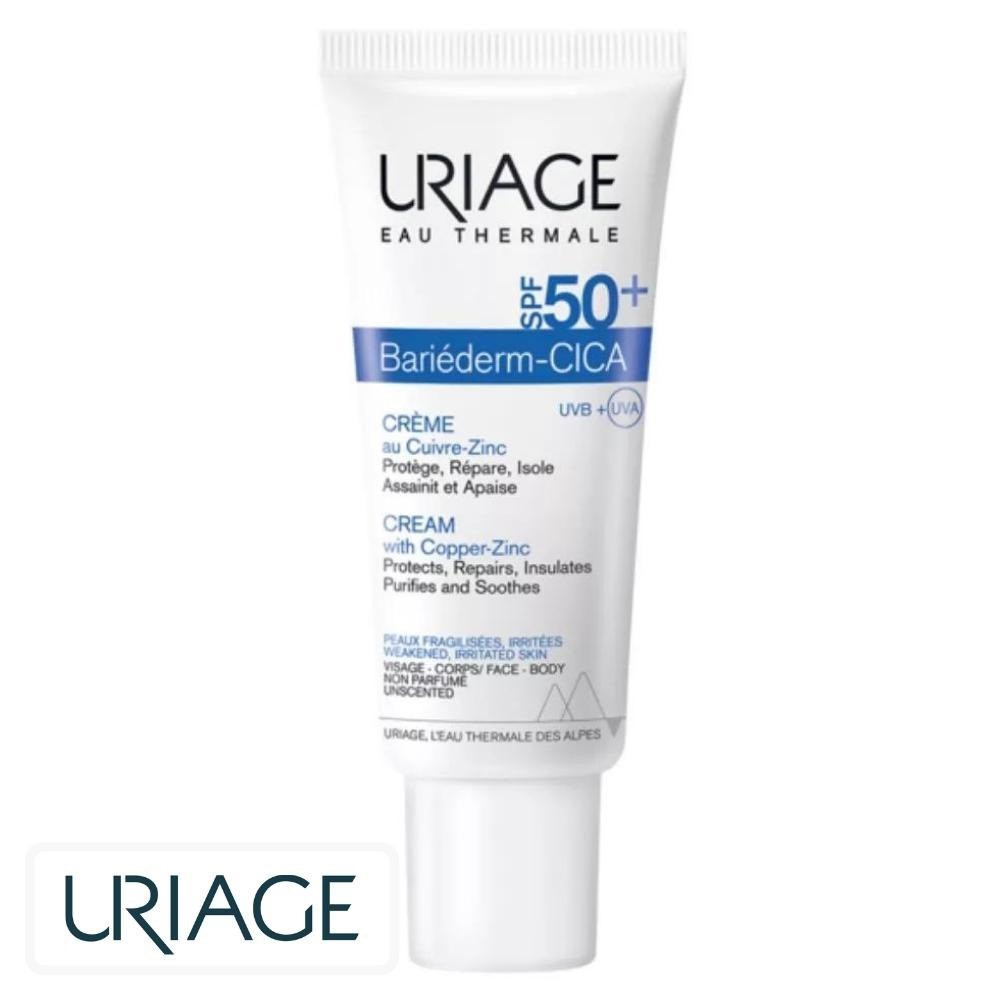 Uriage Bariéderm-Cica Crème Réparatrice au Cuivre-Zinc Spf50 – 40ml