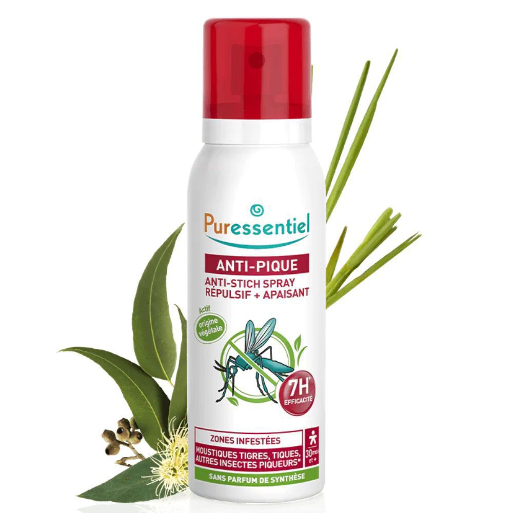 Puressentiel Anti-Pique Spray Répulsif & Apaisant 7h Zones Infestées – 75ml