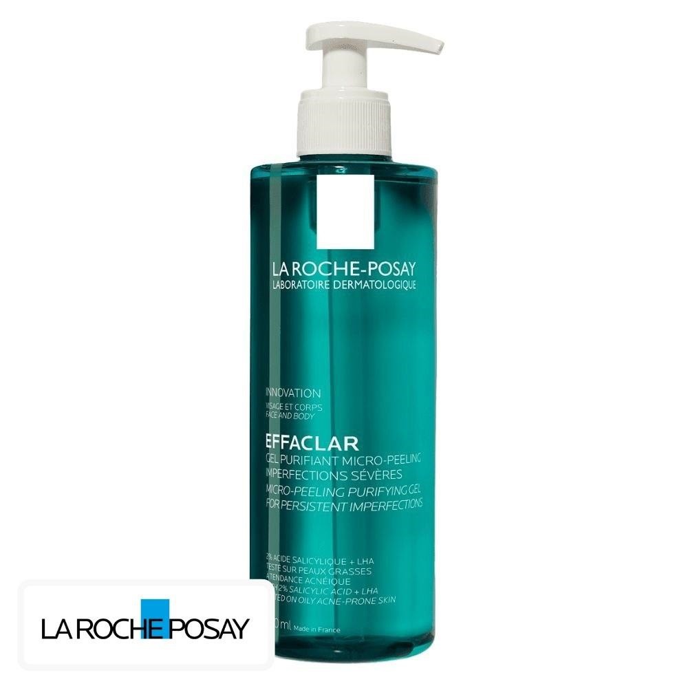 La Roche-Posay Effaclar Gel Purifiant Micro-Peeling Nettoyant – 400ml