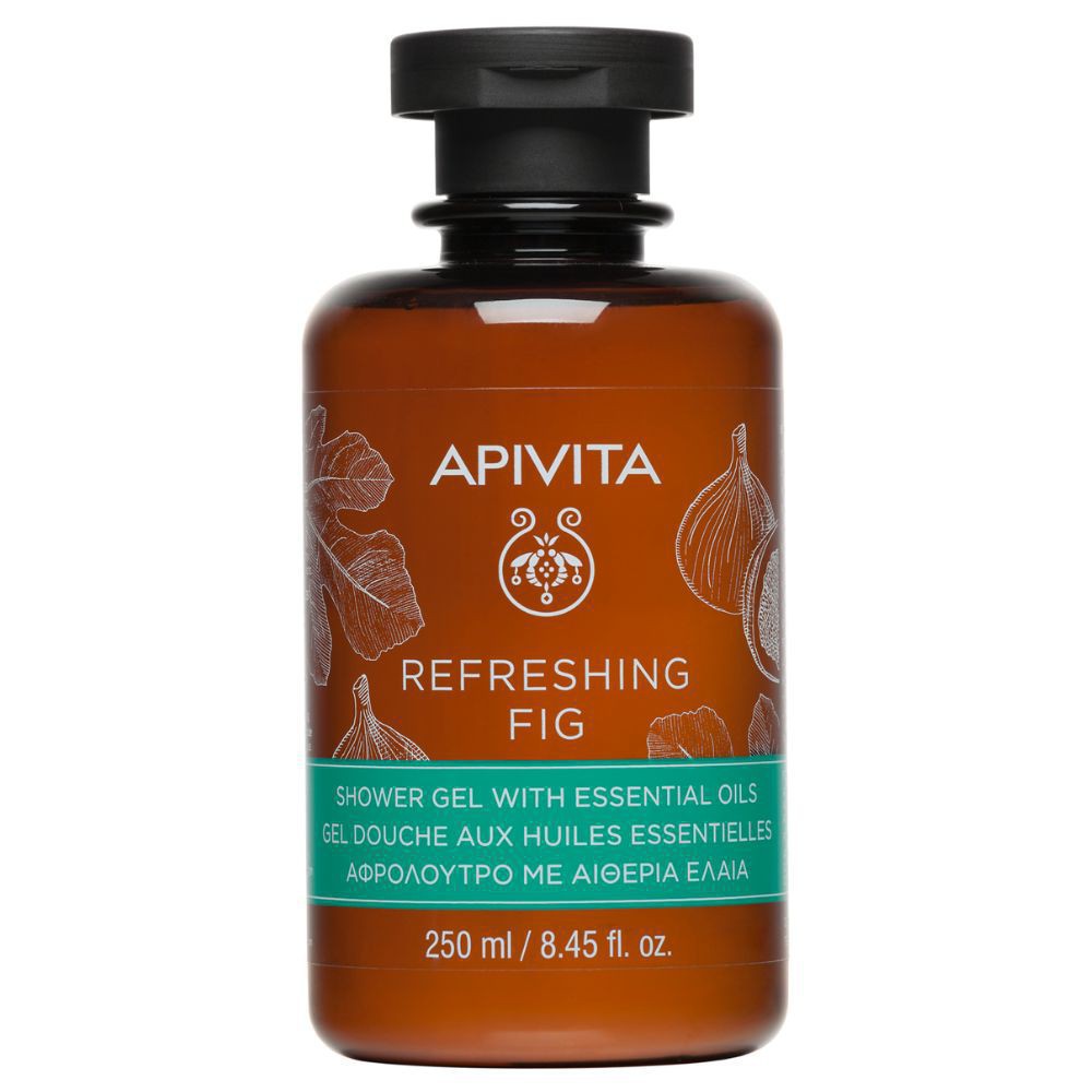 Apivita Gel-Douche Refreshing Fig Huiles Essentielles – 250ml