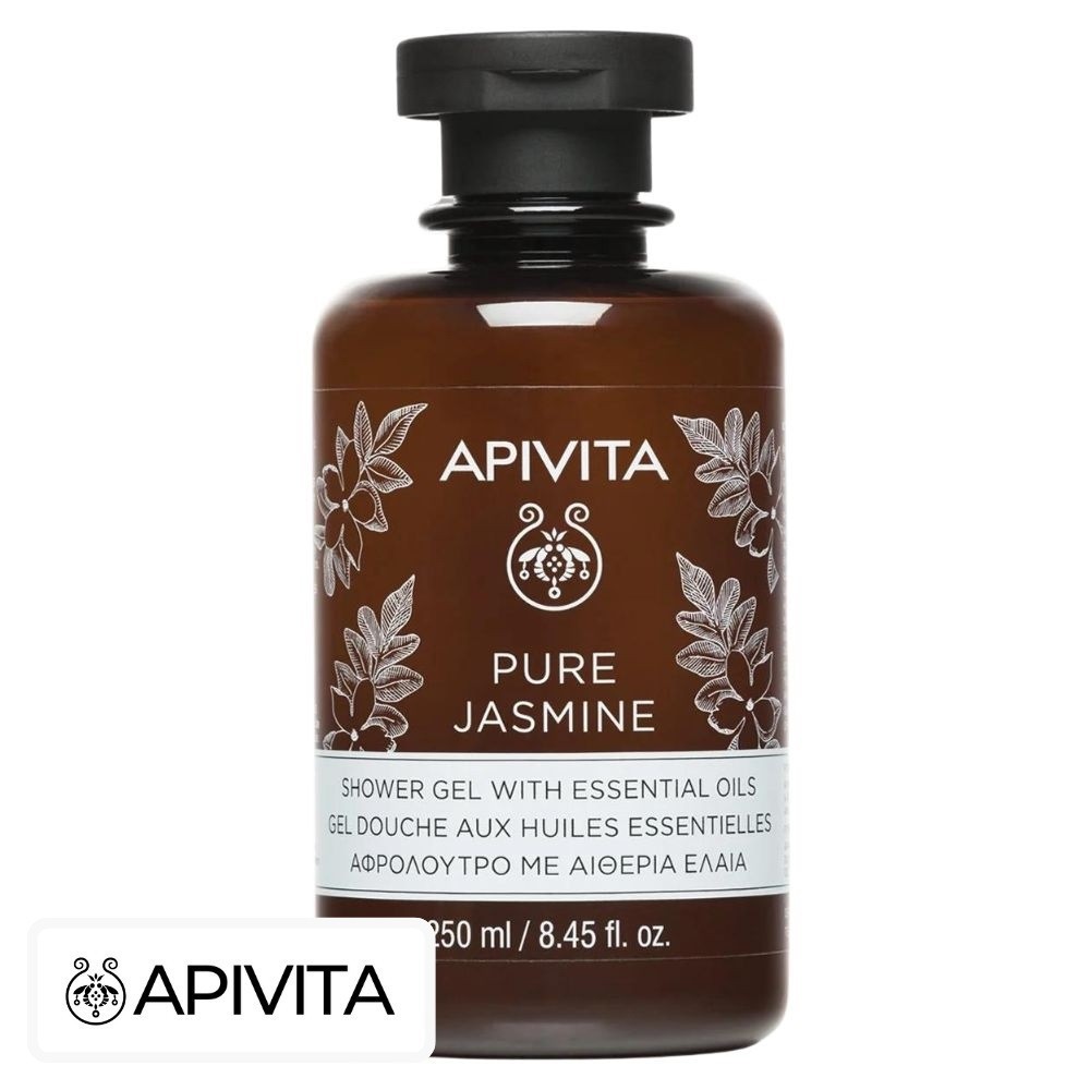 Apivita Gel-Douche Pure Jasmine Huiles Essentielles – 250ml