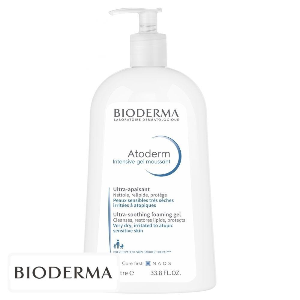 Bioderma Atoderm Intensive Gel Moussant Nettoyant Ultra-Apaisant – 1L