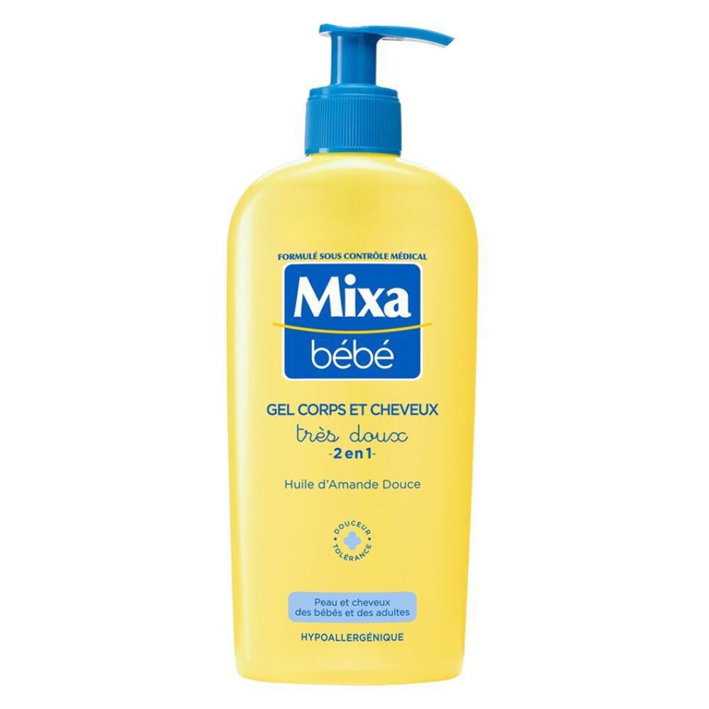 Mixa Bébé Gel Corps & Cheveux Très Doux 2en1 – 250ml