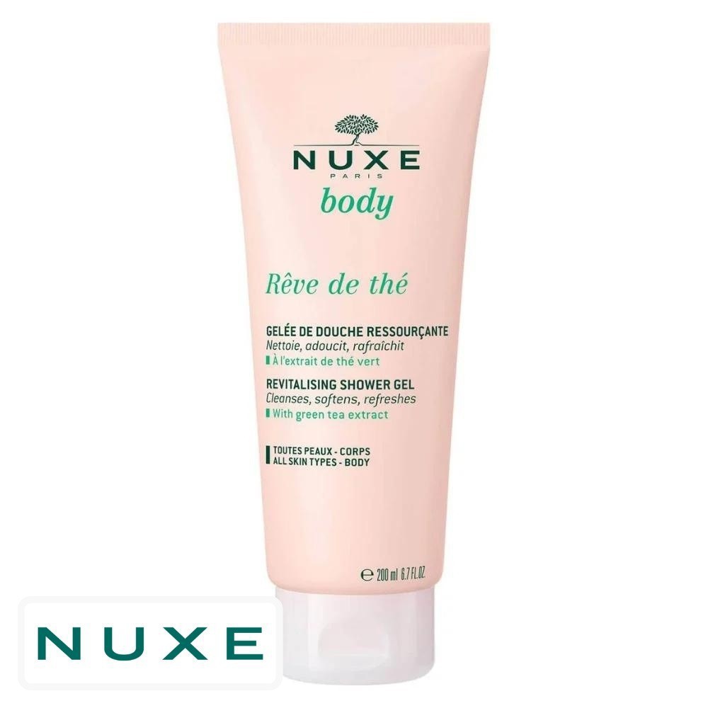 Nuxe Body Rêve de Thé Gelée de Douche Nettoyante Ressourçante – 200ml