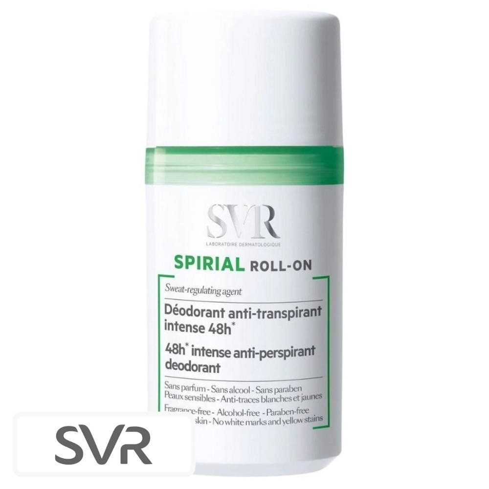 SVR Spirial Déodorant Anti-Transpirant Intense 48h Roll-On Bille – 50ml