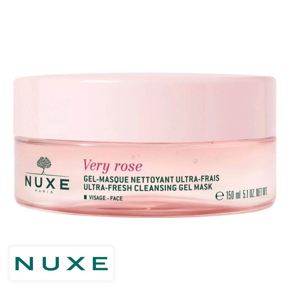 Nuxe Very Rose Gel-Masque Nettoyant Ultra-Frais – 150ml