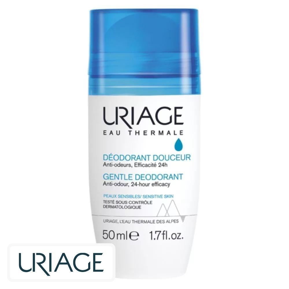 Uriage Déodorant Douceur Anti-Odeurs 24h Roll-On Bille – 50ml