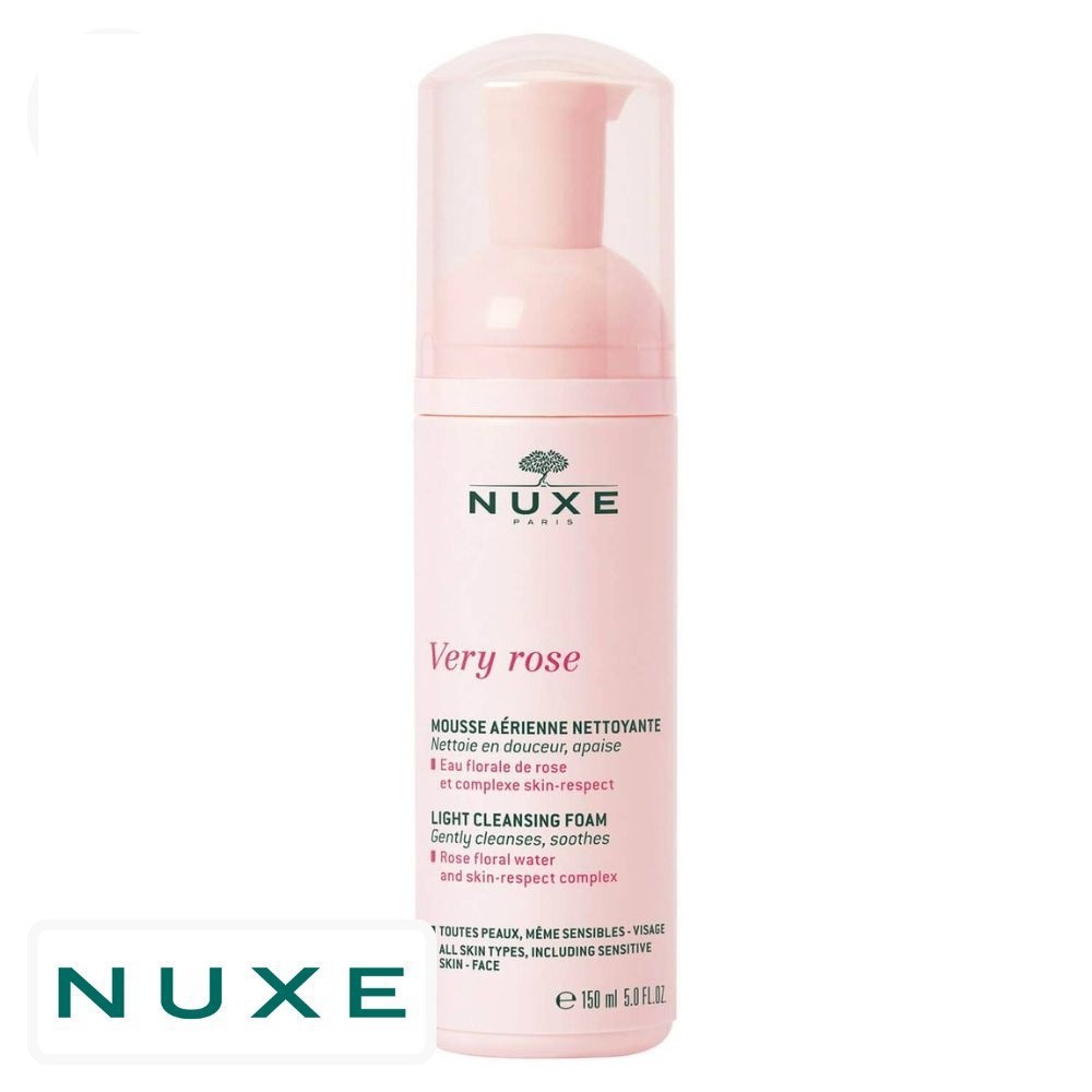 Nuxe Very Rose Mousse Nettoyante Aérienne – 150ml