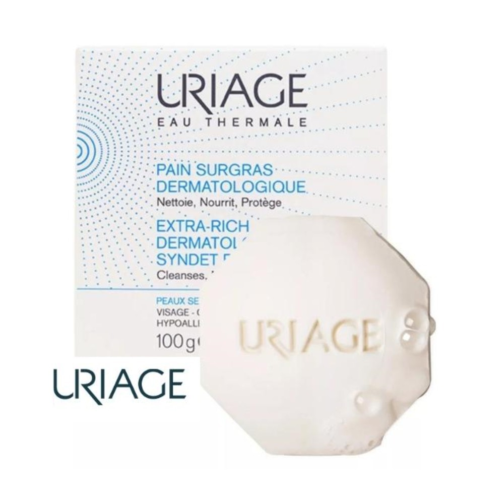 Uriage Pain Surgras Dermatologique Nettoyant Purifiant Protecteur Sans Savon – 100g