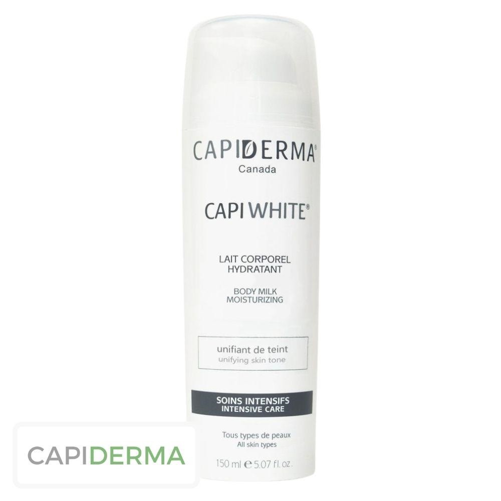 Capiderma Capiwhite Lait Corporel Unifiant Hydratant Soins Intensifs – 150ml